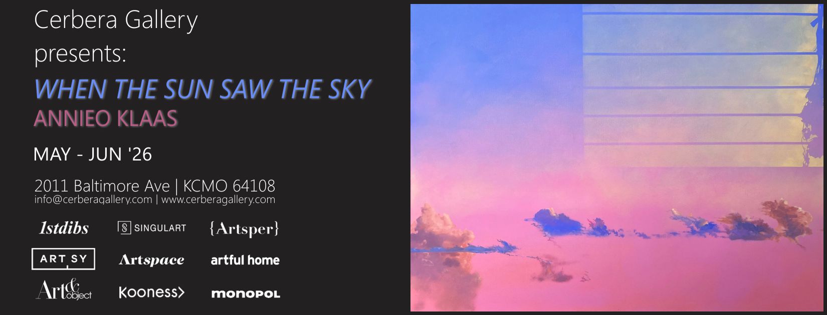 Exhibition Date: May – June 2026 Location: Cerbera Gallery 2011 Baltimore Ave, Kansas City, MO 64108